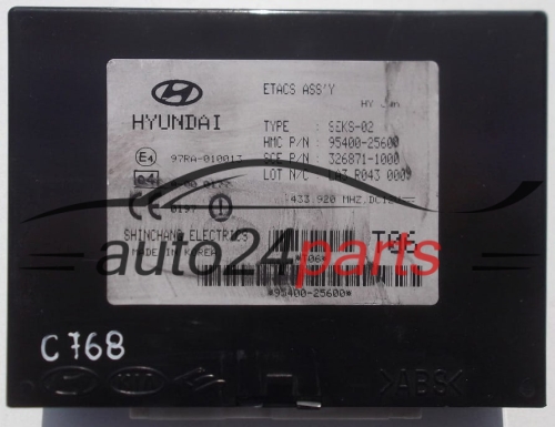 CONFORT MODULE ALARME IMMO IMMOBILIZER HYUNDAI ACCENT SEKS-02, 97RA-010013, 97RA010013, 95400-25600, 9540025600, 326871-1000 LB3, 3268711000 LB3