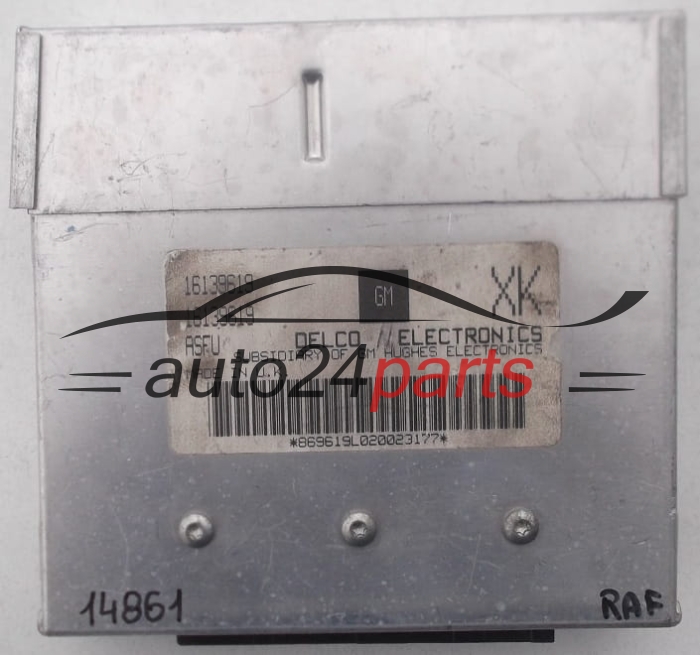 CALCULATEUR MOTEUR OPEL CORSA A DELCO 16139619 XK, 16139619XK, ASFU