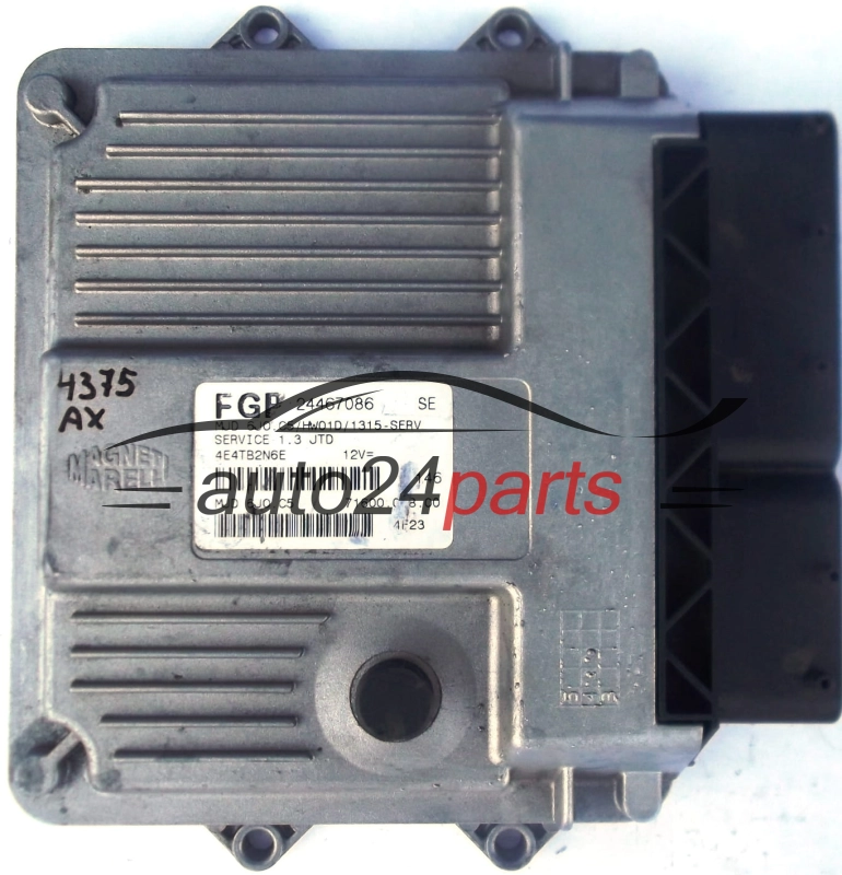 ECU ENGINE CONTROLLER OPEL CHEVROLET HOLDEN VAUXHALL AGILA 1.3 CDTI Z13DT 24467086 SE