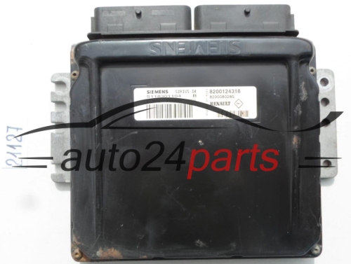 CENTRALINA MOTORE RENAULT SCENIC S118301104 B, S118301104B, 8200124318 