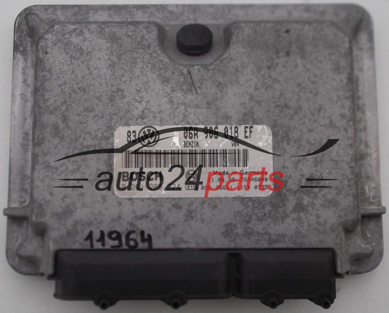 CENTRALINA DO MOTORE VW VOLKSWAGEN GOLF IV 4 BORA 2.0 8V 06A 906 018 EF, 06A906018EF, BOSCH 0 261 206 324, 0261206324