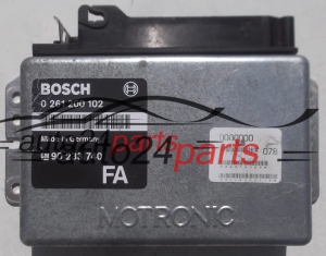 ECU CENTRALITA DE MOTOR OPEL OMEGA 2.0 C20SE BOSCH 0 261 200 102, 0261200102, GM 90 233 740 FA, 90233740