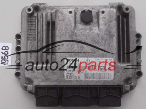 KOMPUTER STEROWNIK SILNIKA CITROEN BERLINGO PEUGEOT PARTNER 1.6 HDI BOSCH 0 281 012 619,  96 639 439 80