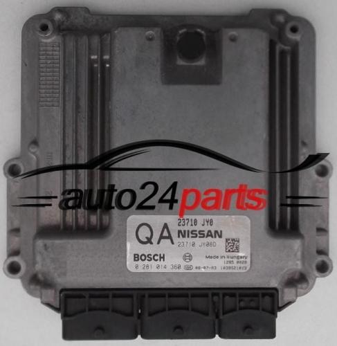 RENAULT KOLEOS 2.0 DCI BOSCH 0281014360, 0 281 014 360, 23710 JY0 QA, 23710JY0 QA, 23710-JY08D, 23710 JY08D, 1039S21013