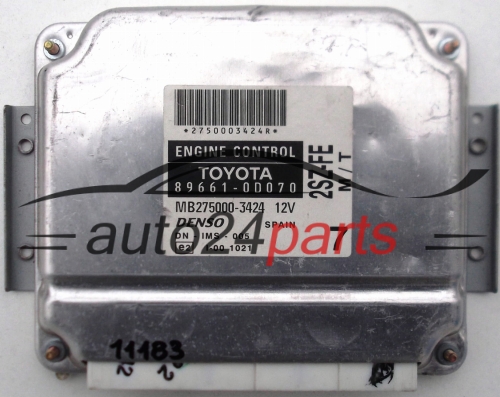 TOYOTA YARIS 1.3, DENSO 89661-0D070, 896610D070, MB275000-3424, MB2750003424, 2SZ-FE, 2SZFE