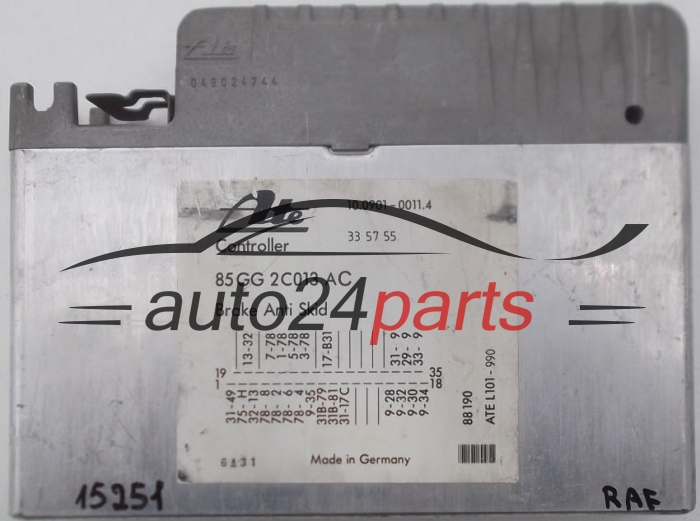 CENTRALITA ABS FORD SCORPIO ATE 10.0901-0011.4, 10090100114, 85GG2C013AC 