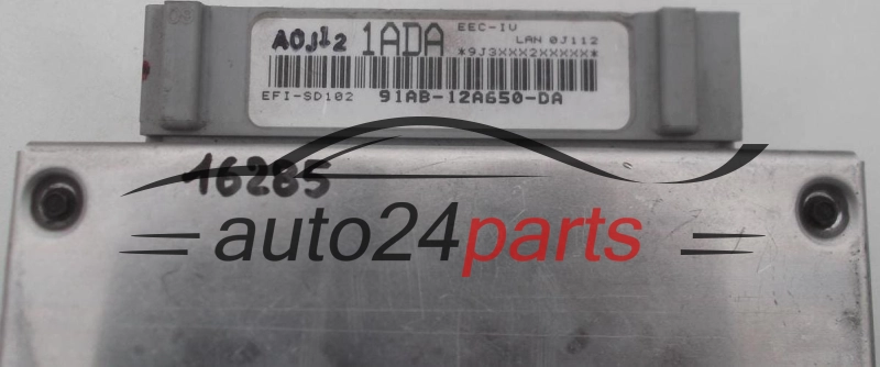 CENTRALINA MOTORE FORD ESCORT VISTEON 91AB-12A650-DA, 91AB12A650DA, 1ADA