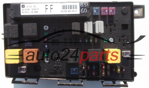 ELEKTRISCHER KASTEN SICHERUNGKASTEN SICHERUNG UND RELAIS STROMKASTEN RELAISKASTEN OPEL ASTRA ZAFIRA B 