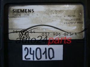 KOMPUTER STEROWNIK SILNIKA VW VOLKSWAGEN GOLF 2.0, SIEMENS 5WP4 160, 5WP4160, 037 906 025 A, 037906025A