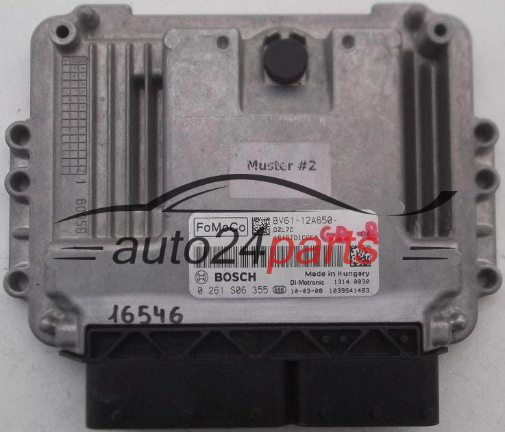 Μονάδα Ελέγχου Κινητήρα FORD 1.6 STCI BOSCH 0 261 S06 355, 0261S06355, BV61-12A650-GA, BV6112A650GA