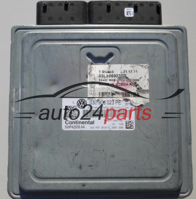 ECU CENTRALITA DE MOTOR  VOLKSWAGEN CADDY 1.6 TDI Continental 5WP42939 AA