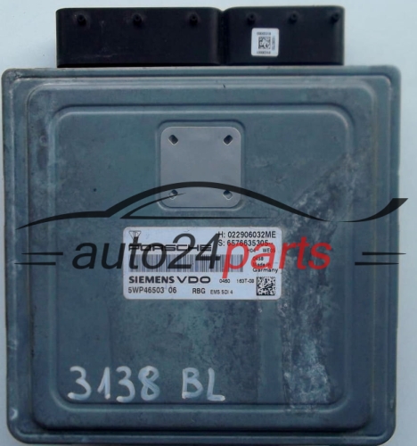 MOTORSTEUERGERÄT ECU STEUERGERÄT PORSCHE CAYENNE 956 4.8 TURBO S SIEMENS 5WP46503 06 022906032ME 6576635305