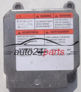 Μονάδα Ελέγχου AIRBAG OPEL AGILA SIEMENS 5WK4 2897, 5WK42897, 38910-83E11-000, 3891083E11000 