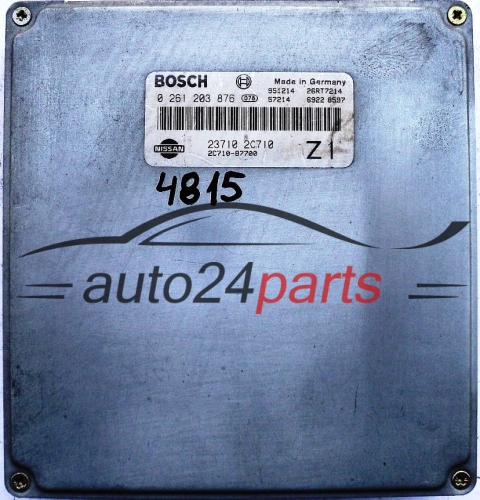 ECU ENGINE CONTROLLER NISSAN SERENA 1.6 BOSCH 0261203876, 0 261 203 876, 237102C710, 23710-2C710, 2C71087700, 2C710-87700 Z1
