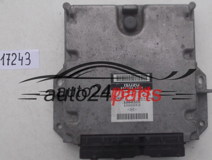 MOTORSTEUERGERÄT ECU STEUERGERAT RENAULT VEL SATIS 3.0 DCI ISUZU 897380 4200, 8973804200, DENSO 275800-3840, 2758003840, 8200453233, 8200050919 