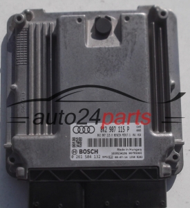 CALCULATEUR MOTEUR AUDI A4 A5 2.0T TFSI 8K2907115P, 8K2 907 115 P, 8K2907115D, 8K2 907 115 D, BOSCH 0 261 S04 132, 0261S04132, BENZIN MED17.1 CDBC 0005, 1039S34196 