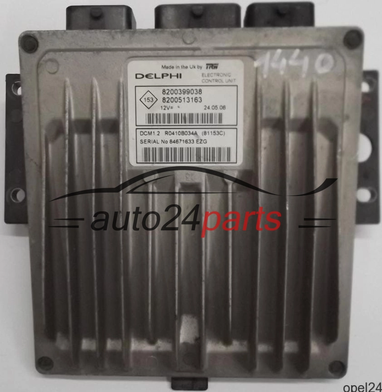 MOTORSTEUERGERÄT ECU STEUERGERÄT RENAULT MODUS NISSAN MICRA