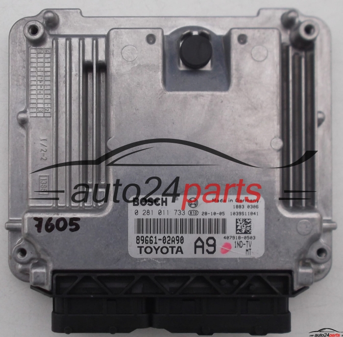 ΜΟΝΑΔΑ ΕΛΕΓΧΟΥ ΚΙΝΗΤΗΡΑ TOYOTA COROLLA 1.4 D-4D BOSCH 0281011733, 8966102A90