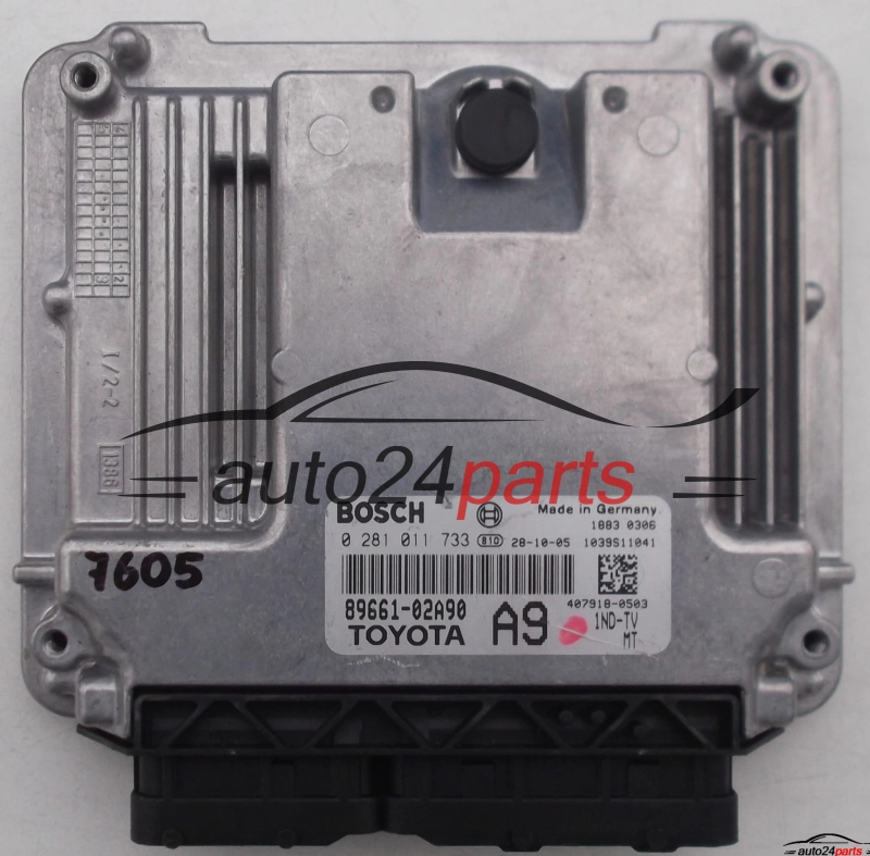 ΜΟΝΑΔΑ ΕΛΕΓΧΟΥ ΚΙΝΗΤΗΡΑ TOYOTA COROLLA 1.4 D-4D BOSCH 0281011733, 8966102A90