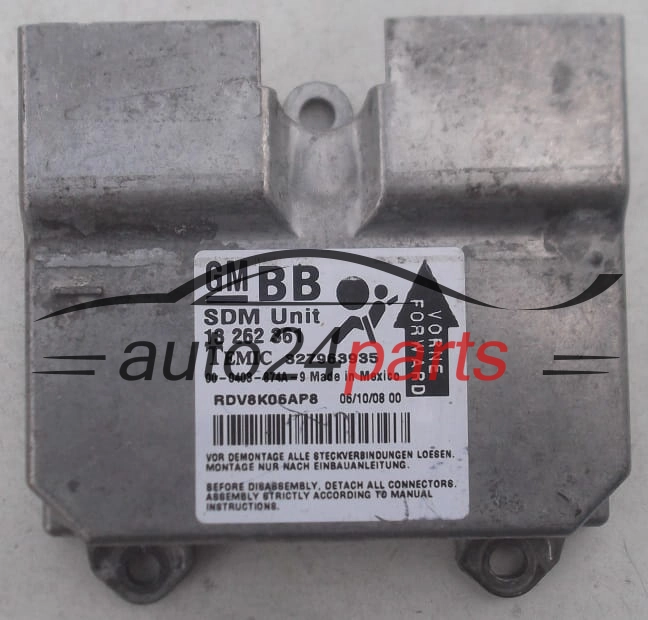 CALCULATEUR AIRBAG OPEL CORSA D 13 262 361 BB, 13262361 BB