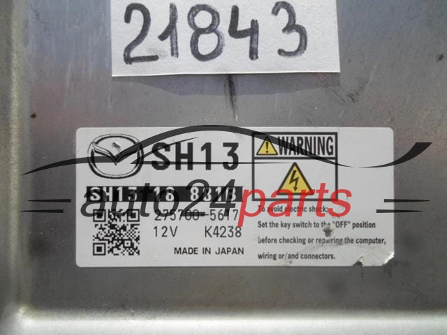 CALCULATEUR MOTEUR MAZDA CX5 SH13 18 881B, SH1318881B, 275700-5617, 2757005617
