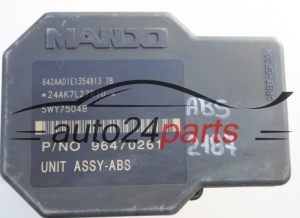 POMPE HYDRAULIQUE ET CALCULATEUR d'ABS CHEVROLET KALOS MANDO  96470261, 5WY7504B