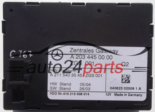 CENTRALITA DE CONFORT MERCEDES W203 A 203 445 00 00, A2034450000, A 211 540 35 45, A2115403545, 410 213 008 014, 410213008014