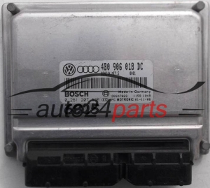 KOMPUTER STEROWNIK SILNIKA AUDI A4 A6 VW VOLKSWAGEN PASSAT 1.8T 1.8 TURBO 4B0906018DC, 4B0 906 018 DC, BOSCH 0261207636, 0 261 207 636, 26SA7869 -  