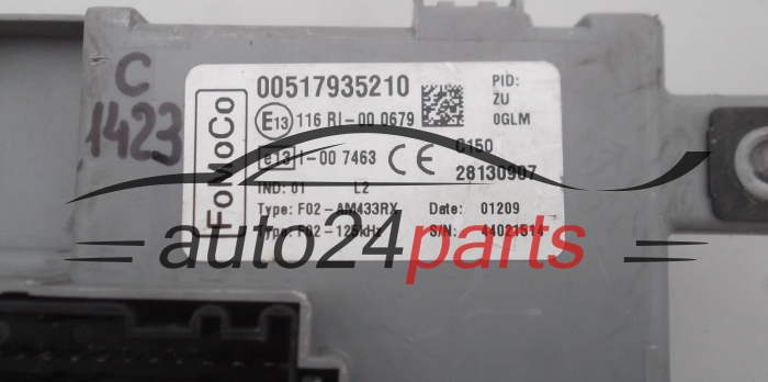 Centralina de comando do sistema confort FORD KA DELPHI 28130907 00517935210