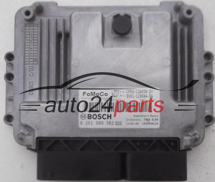 MOTORSTEUERGERÄT ECU STEUERGERÄT FORD FOCUS BOSCH 0 261 S09 382, FoMoCo CM5A-12A650-ZH