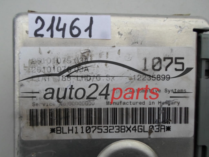 Mονάδα ελέγχου του συστήματος διεύθυνσης FIAT PUNTO 12235899, 26101075 03A, 2610107503A 