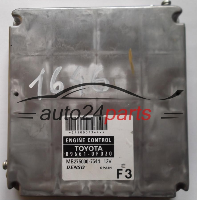 ECU CENTRALITA DE MOTOR TOYOTA VERSO 1.8 89661-0F030