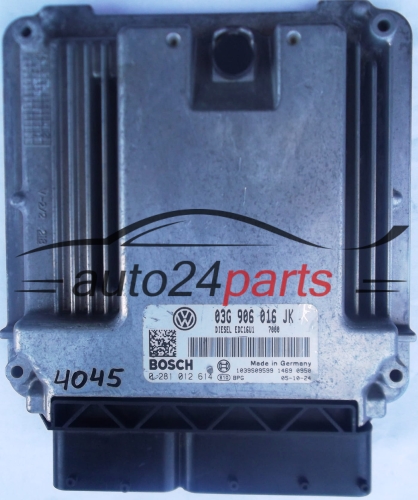 ΜΟΝΑΔΑ ΕΛΕΓΧΟΥ ΚΙΝΗΤΗΡΑ VW VOLKSWAGEN JETTA 1.9 TDI 03G906016JK, 03G 906 016 JK, BOSCH 0281012614 , 0 281 012 614