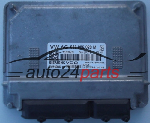 CENTRALINA MOTORE SEAT IBIZA 1.2 SIEMENS VDO 5WP40507 04,  03E 906 023 M