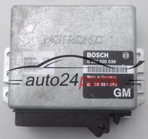Μονάδα Ελέγχου Κινητήρα OPEL ASTRA BOSCH 0 261 200 538, 0261200538, GM 90 354 094 GM, 90354094GM, 90354094 