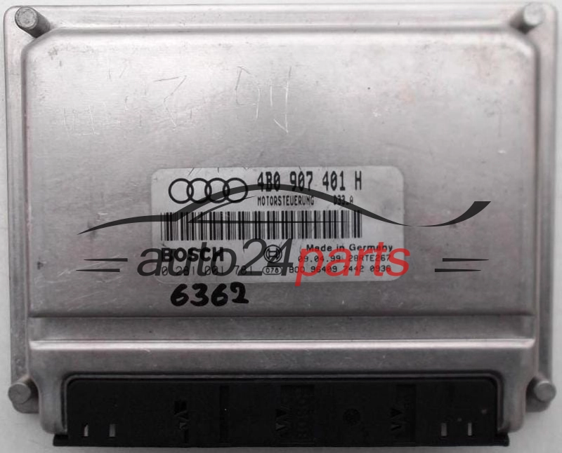 MOTORSTEUERGERÄT ECU STEUERGERAT AUDI A6 2.5 TDI BOSCH 0 281 001 781, 0281001781, 4B0 907 401 H, 4B0907401H