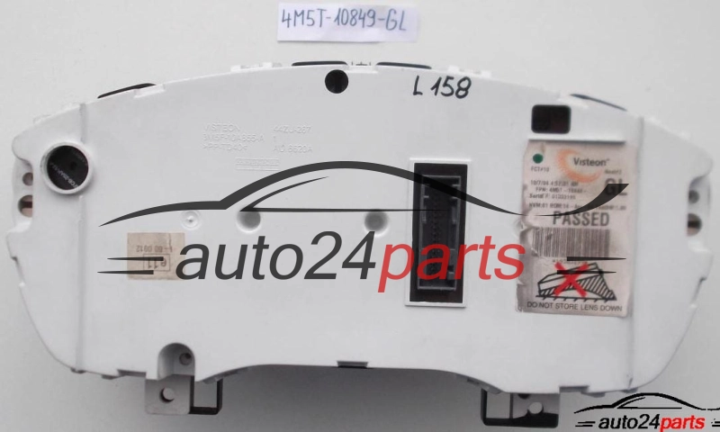 COMPTEUR KILOMETRIQUE CUADRO DE RELOJES FORD C-MAX VISTEON 4M5T-10849-GL, 4M5T10849GL