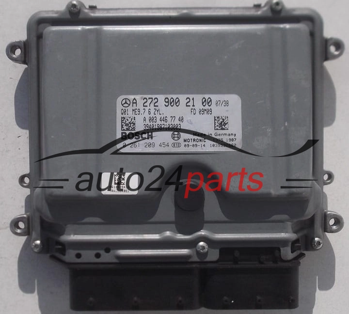 CALCULATEUR MOTEUR MERCEDES W212 BOSCH 0 261 209 454, 0261209454, A 272 900 21 00, A2729002100, ME9.7 