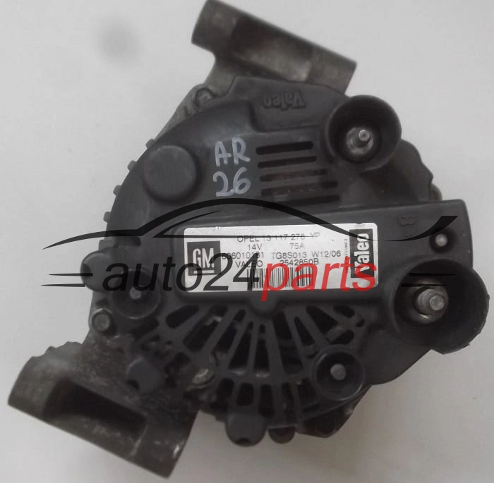 Alternatore OPEL 1.3 CDTI Z13DTH VALEO 2542850B, GM 13 117 278 YP