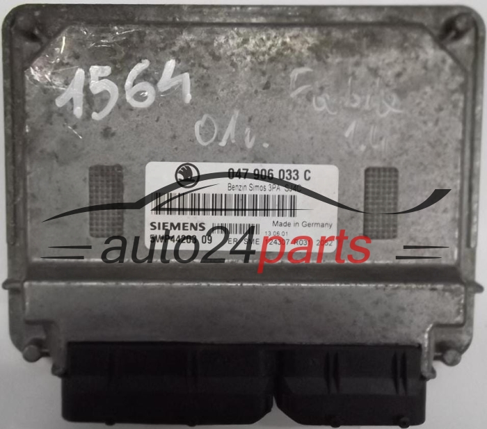 ECU ENGINE CONTROLLER SKODA FABIA 1.4 047906033C, SIEMENS 5WP44203