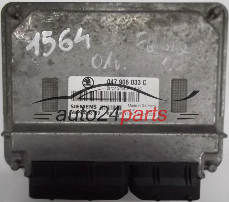 ECU ENGINE CONTROLLER SKODA FABIA 1.4 047906033C, SIEMENS 5WP44203