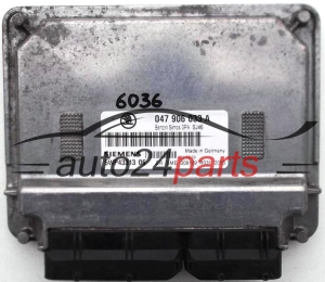 KOMPUTER STEROWNIK SILNIKA SKODA FABIA 1.4 MPI AME 047906033A, SIEMENS 5WP43313 06