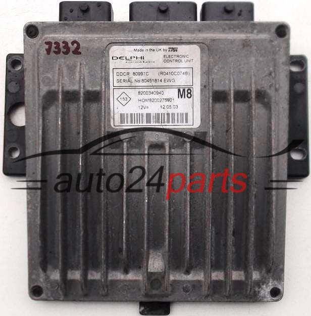 Calculateur Moteur NISSAN MICRA 1.5 DCI R0410C074B 8200340940 HOM8200275921