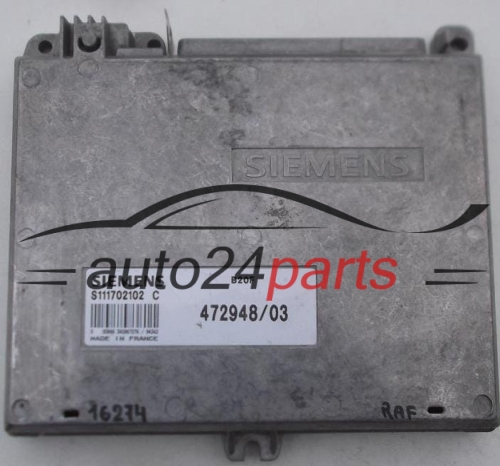 CENTRALINA MOTORE VOLVO 460 2.0 SIEMENS S111702102 C, S111702102C