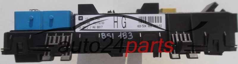 Scatola dei fusibili relè fusibile scatola BSI OPEL ASTRA H GM 13 206 759 HG