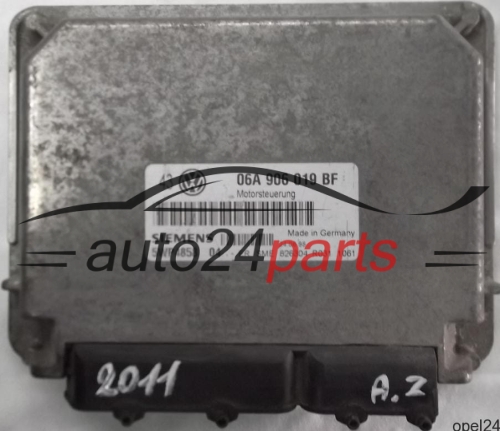 MOTORSTEUERGERÄT ECU STEUERGERÄT VW VOLKSWAGEN GOLF 1.6 06A906019BF, 06A 906 019 BF, SIEMENS 5WP4858 04 
