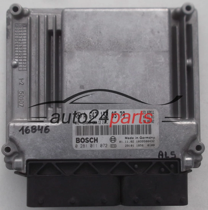 Μονάδα Ελέγχου Κινητήρα MERCEDES W211 E270 2.7 CDI BOSCH 0 281 011 072