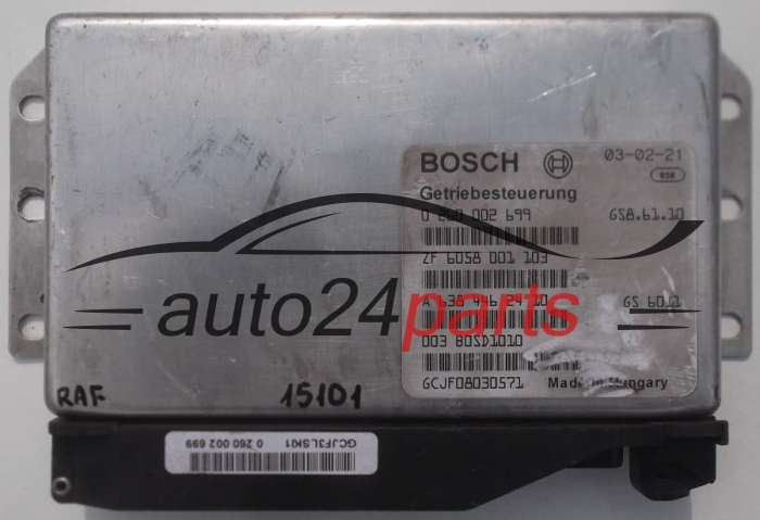 STEROWNIK SKRZYNI AUTOMATYCZNEJ MERCEDES VITO W638 BOSCH 0 260 002 699, 0260002699, A 638 446 24 10, A6384462410