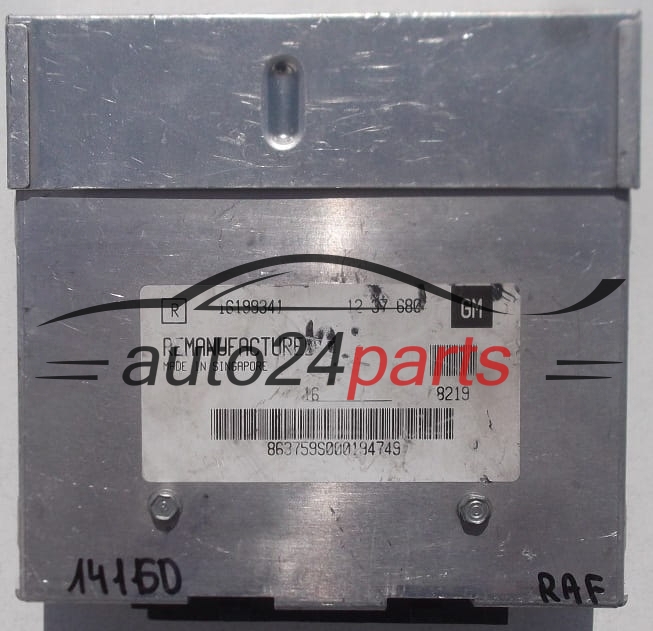 CENTRALINA MOTORE OPEL VECTRA B DELCO 16199341, GM 1237680