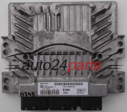 ECU ENGINE CONTROLLER FORD MONDEO 2.0 TDCI 7G91-12A650-UH, 7G9112A650UH, 5WS40595H-T, EU6H